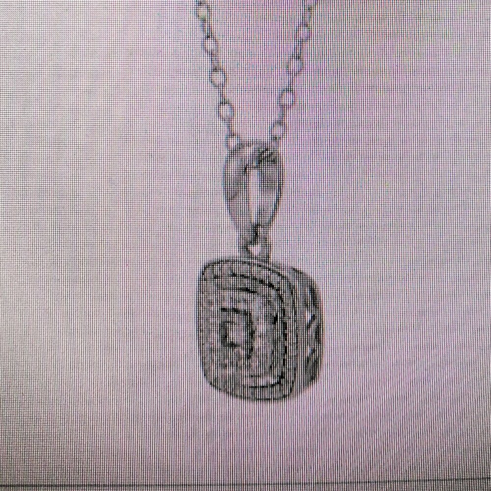 New Belk & Co. /10 ct. t.w. Lab Grown Diamond Pendant Chain in Sterling Silver - Picture 3 of 5